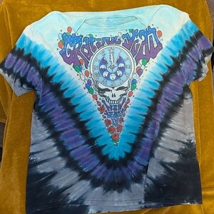 Liquid Blue Tie-Dye Grateful Dead Tee